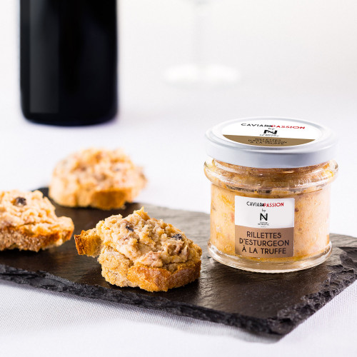 Smoked Sturgeon Rillettes STURGEON RILLETTES WITH TRUFFLE